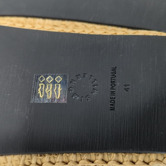 Simon Miller Woven Raffia Vegan Cro Slide Sandals...Size 41/10-11 - Picture 12 of 13